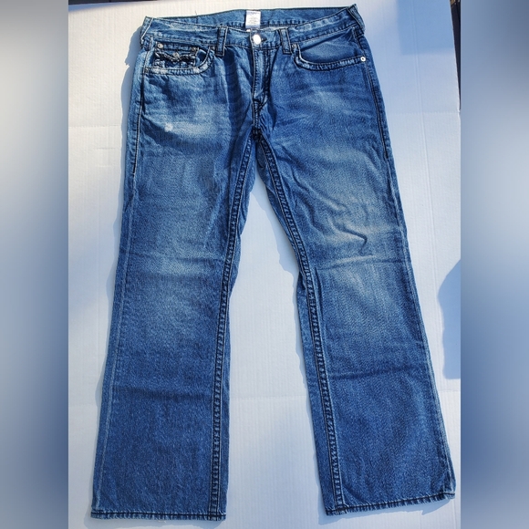 True Religion Authentic Mens Boot Cut Jeans - Picture 9 of 12